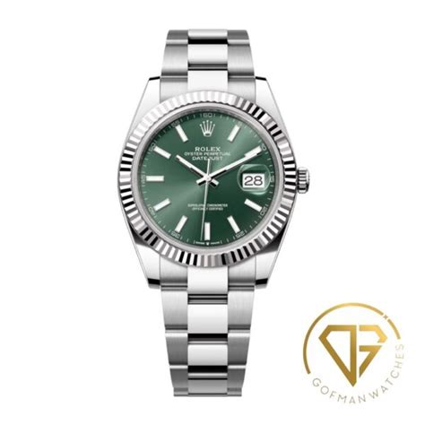 rolex datejust 41 grün|Rolex Datejust 41 woman.